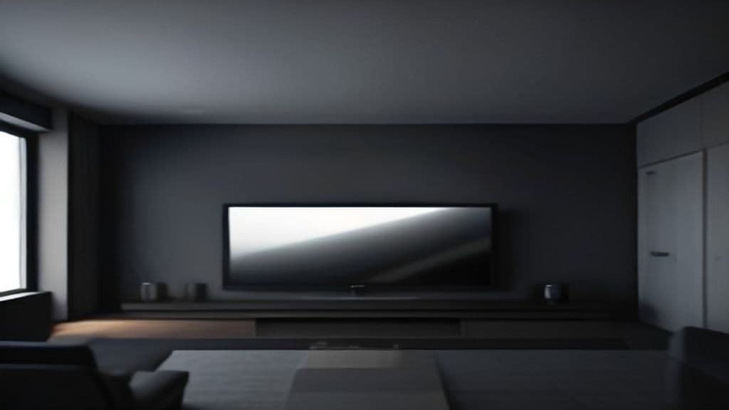Arabic language IPTV content on a television screen