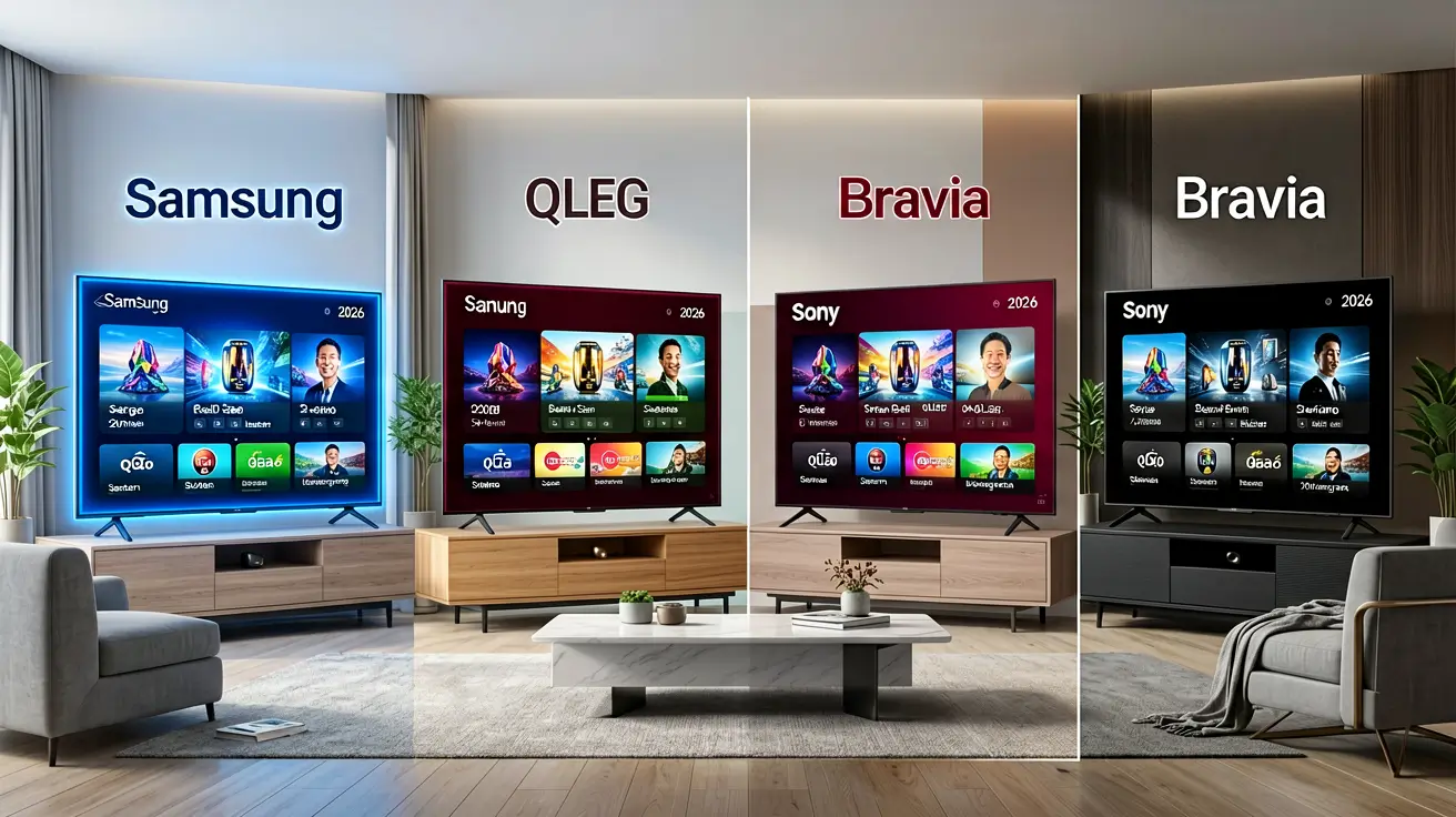 Smart TV displaying IPTV channel guide